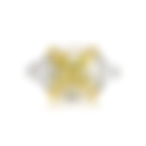 Кольцо с жёлтым бриллиантом 7.06 карат в белом золоте