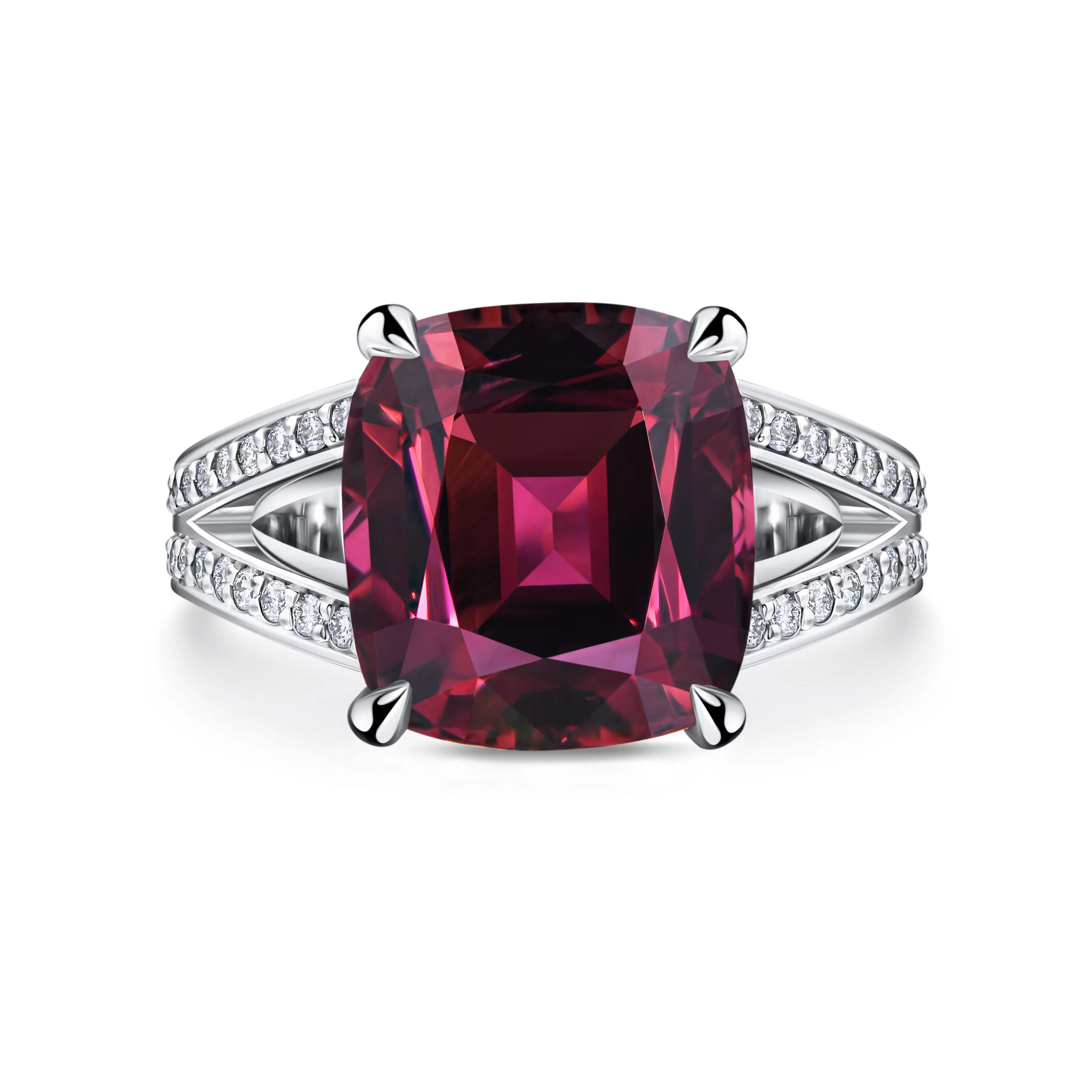 Кольцо с турмалином 5.15 карат в белом золоте от Parure Atelier