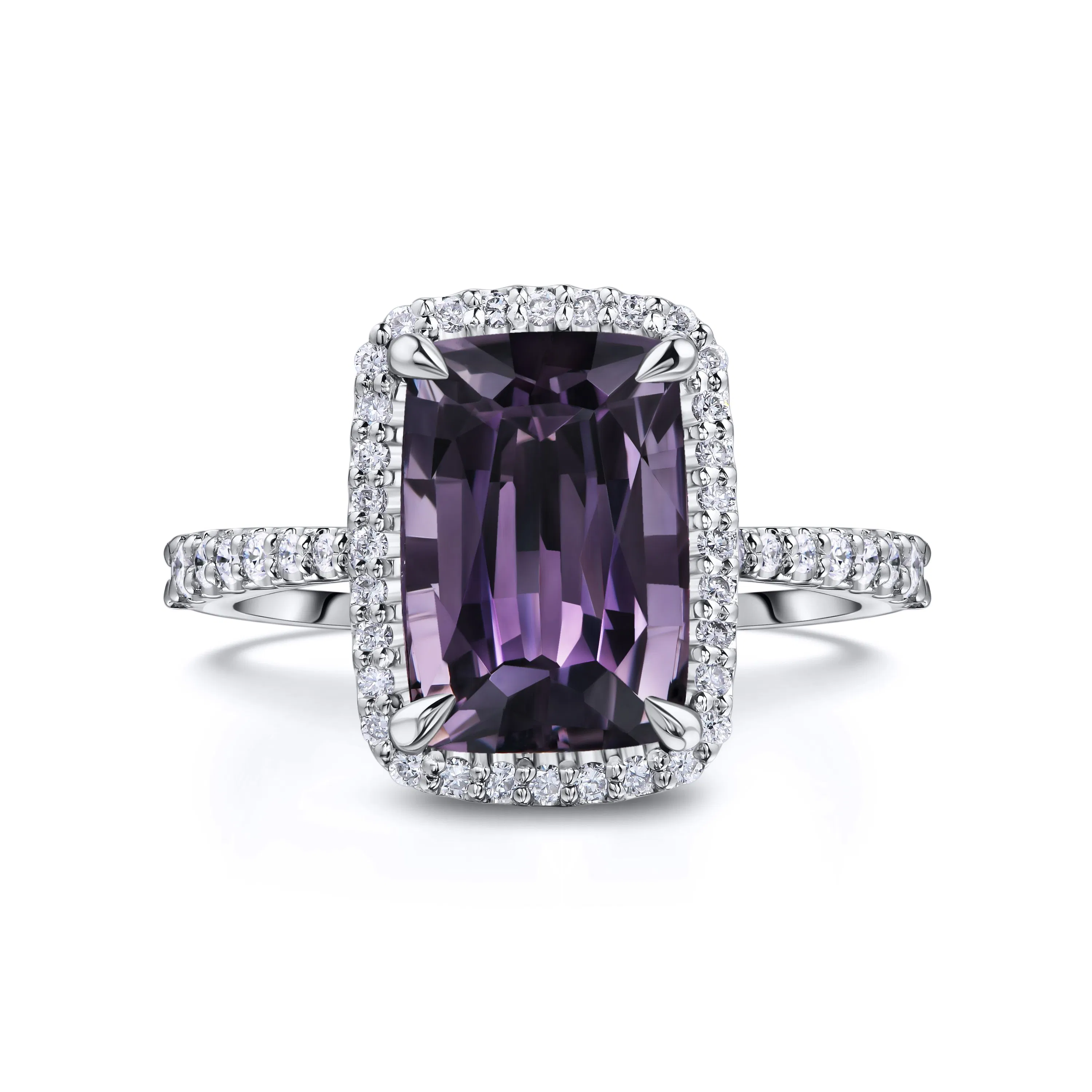 Кольцо с турмалином 3.75 карат в белом золоте от Parure Atelier