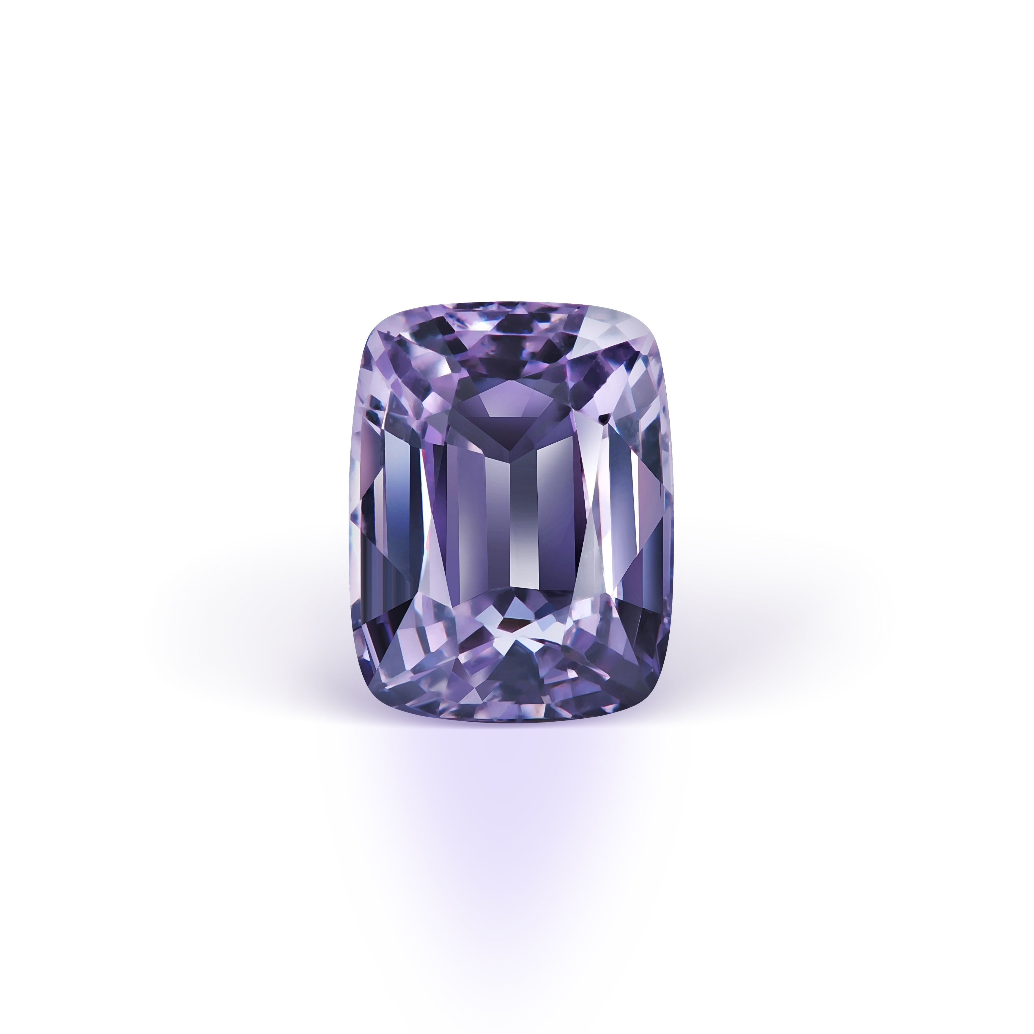 Кольцо с центральной шпинелью 4.73 карата в элегантном дизайне.