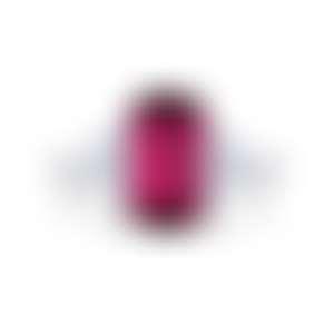 Кольцо из белого золота с центральной шпинелью 2.21 карат