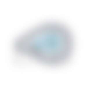 Кольцо из белого золота с турмалином Параиба 2 карата