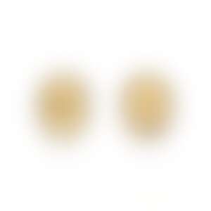 Пусеты с желтыми бриллиантами 6.03 карат в желтом золоте.