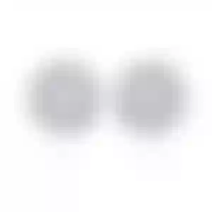 Пусеты из белого золота с бриллиантами 0.70 и 0.70 карат