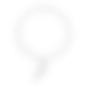 Колье-галстук из белого золота с бриллиантом 6.478 карат