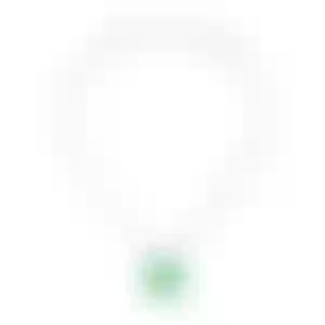 Колье Heart of the Urals с изумрудом 30.21 карат и бриллиантами в белом золоте