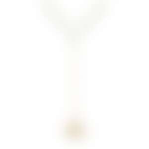 Браслет с кольцом на мизинец из желтого золота с бриллиантом и изумрудом 0.546 кт