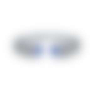 Браслет из белого золота с танзанитами и бриллиантами.