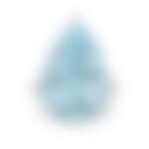 Кольцо с крупным аквамарином 25.34 карата в белом золоте