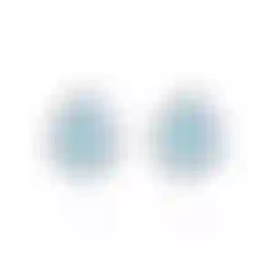 Пусеты из белого золота с турмалинами Параиба 0.91 и 0.82 карата