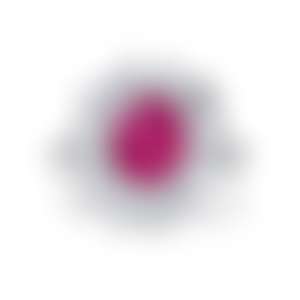 Кольцо из белого золота с центральной шпинелью 2.48 карата