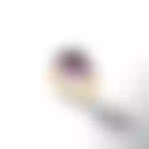 Кольцо с крупным аметистом 9.25 карат в жёлтом золоте