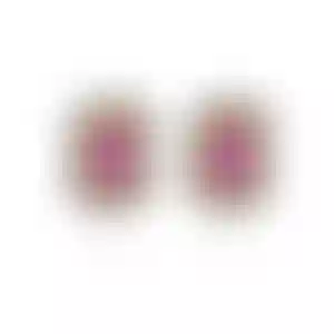 Пусеты из белого золота с шпинелями 0.71 и 0.83 карата