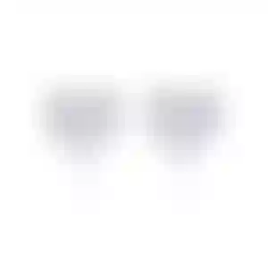 Пусеты из белого золота с бриллиантами 0,9 карат каждый