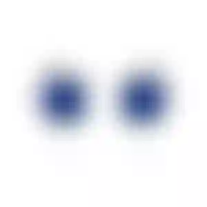 Пусеты из белого золота с сапфирами 2.67 и 2.28 карат.