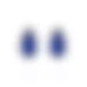 Пусеты из белого золота с сапфирами 1.62 и 1.41 карата.