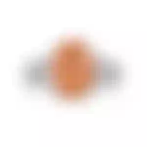 Кольцо из белого золота с империал топазом 4.23 карата.