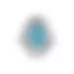 Кольцо из белого золота с турмалином Параиба 3.62 карата