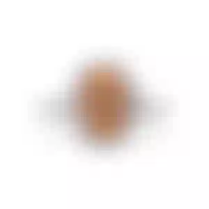 Кольцо с топазом империал 2.867 карат в белом золоте