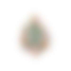 Кольцо-трансформер с зеленым бриллиантом 6.03 карат из белого золота