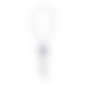 Колье-трансформер из белого золота с танзанитом 43 карата