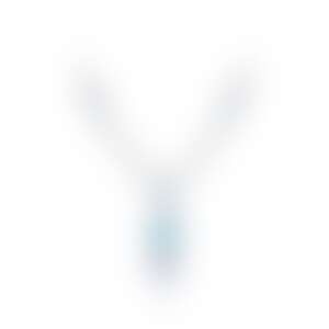 Колье SOUFFLE DE LA MER с турмалином Параиба 32.44 карат в белом золоте