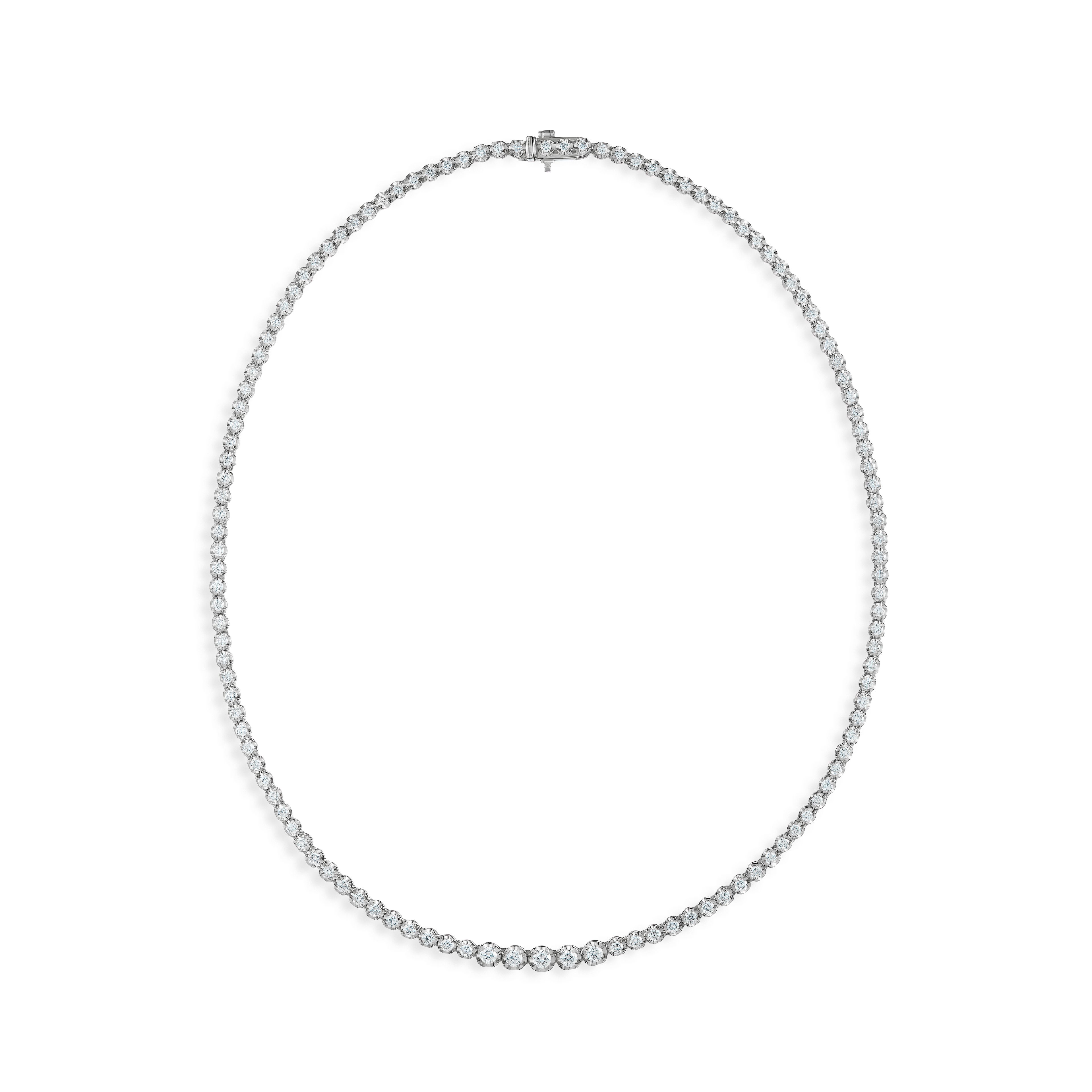 Колье с бриллиантом 5.01 карат в белом золоте от Parure Atelier