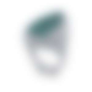 Кольцо Divine Blue с турмалином Параиба 20.59 карат в белом золоте