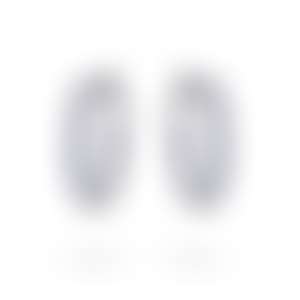 Серьги-конго из белого золота с бриллиантами 1.563 карата