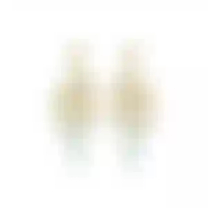 Пусеты-змеи из желтого золота с бриллиантами и топазами, 1.213 карата.