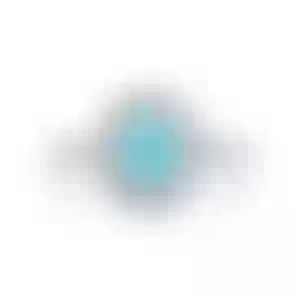 Кольцо с турмалином Параиба 0.82 карат в белом золоте.