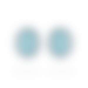 Пусеты с турмалинами Параиба в белом золоте, 0.84 и 0.90 карат.