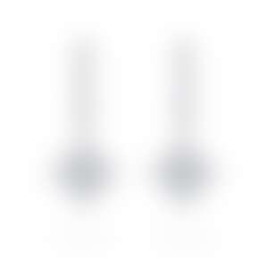 Серьги из белого золота с бриллиантами 2.503 карата.