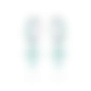 Серьги из белого золота с изумрудами 1.742 карата