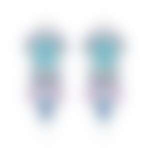 Серьги Souffle de la Mer с турмалинами Параиба 10.96 и 11.49 карат в белом золоте