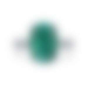 Кольцо из белого золота с турмалином 5.92 карата крупным камнем