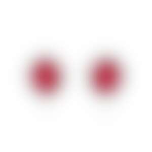 Пусеты из белого золота со шпинелью 1.76 карат.