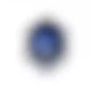 Синий камень, на поверхности которого отражается шестилучевая звезда,