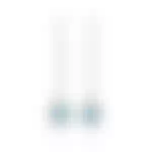 Серьги из белого золота с турмалинами Параиба 0.94 и 1.14 карат.