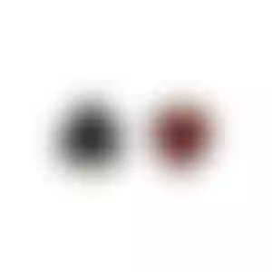 Пусеты «Пики и червы» с шпинелью 4.71 карата в белом золоте.