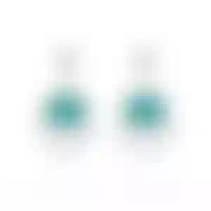 Серьги с камнями огранки “овал”