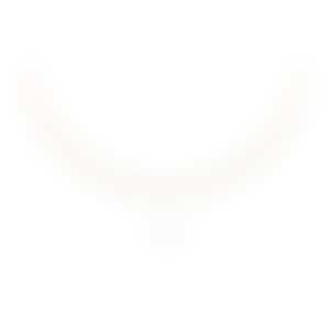 Колье из белого золота с изумрудом 1.4 карат