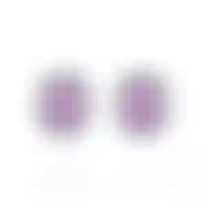 Пусеты из белого золота с сапфирами 1.12 и 1.11 карата.