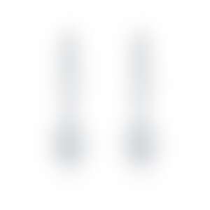 Серьги из белого золота с жемчугом 9.12 и 9.43 карата