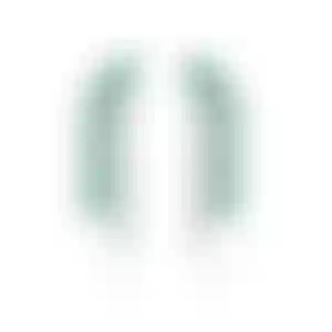 Серьги из белого золота с изумрудами 3.755 карат и бриллиантами 3.12 карат