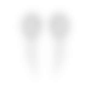 Пусеты-змеи из белого золота с бриллиантами 0.184 карата.