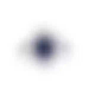 Кольцо из белого золота с гранатом 1.79 карат.