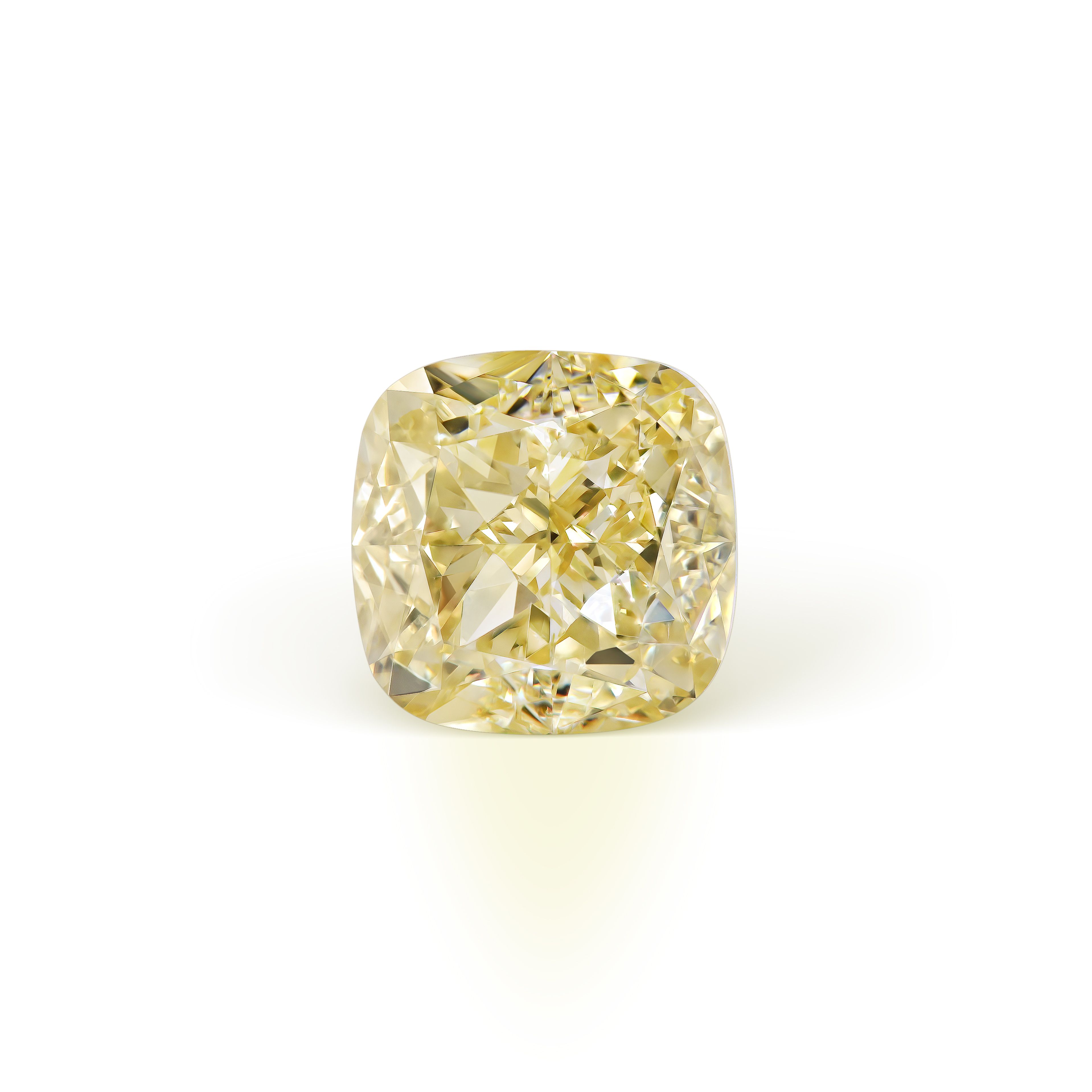 Кольцо с жёлтым бриллиантом 2.11 карата в элегантном дизайне.