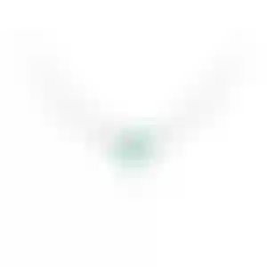 Колье с изумрудом 7.57 карат в белом золоте от Parure Atelier